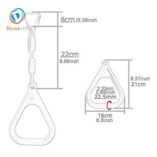 Dụng cụ nhẫn tập thể dục cho trẻ em - An toàn và dễ lắp đặt - Phù hợp sử dụng trong nhà và ngoài trời