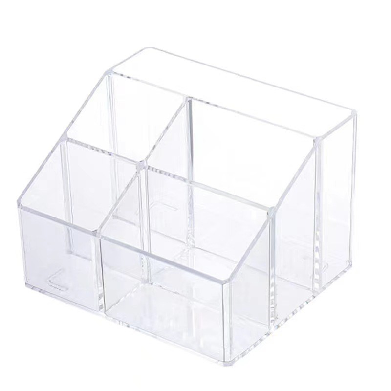 Kệ Văn Phòng Hộp Bảo Quản Để Bàn Acrylic Giá Trị Cao Trang Trí Bàn Sáng Tạo Trong Suốt Giá Đỡ Bút Học Sinh