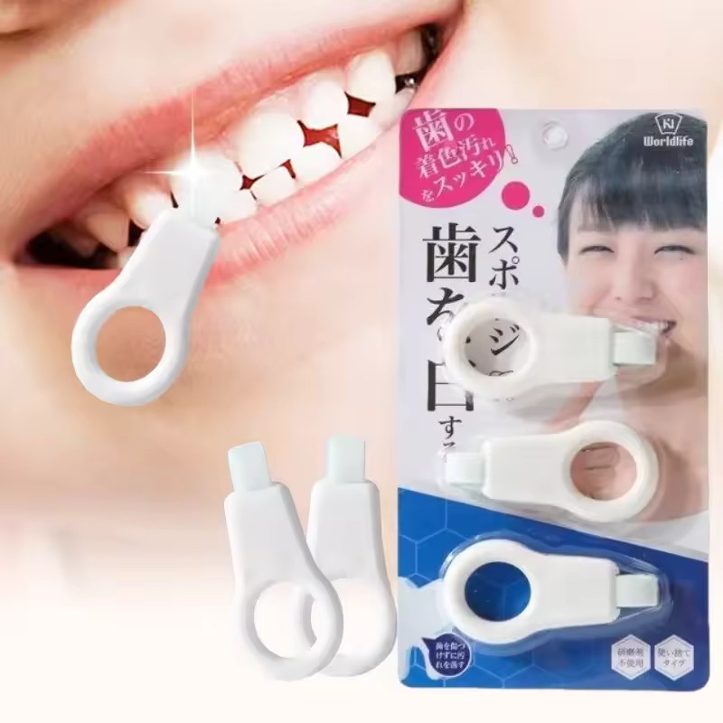 3 Cái / bộ Bàn Chải Làm Sạch Răng Bọt Biển Để Loại Bỏ Vết Bẩn Răng Đen Và Thiết Bị Làm Sạch Răng