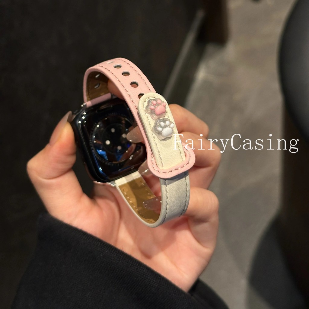 Cat 's Paw Slim Dây Da Cho Huawei Watch Fit 3 2 Fit 4 11 Pro 10 9 8 Band Vòng Tay Thay Thế Huawei Fit 4Pro Phụ Kiện