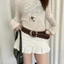 SNUGHOUSE 1 Chiếc Thắt Lưng Rộng, Phong Cách Punk Thiết Kế Hạng Nặng Sense Jeans Thắt Lưng, Có Váy Và Quần Hot Girl Đinh Tán Áo Khoác Cho Nữ