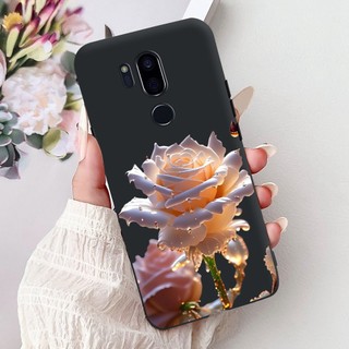 Ốp Chống Sốc Cho LG G7 ThinQ LM-G710 G710 / G7 Plus LM-G710N G7 + Vỏ Điện Thoại Silicon Mềm Hình Bướm Đá Cẩm Thạch Thời Trang