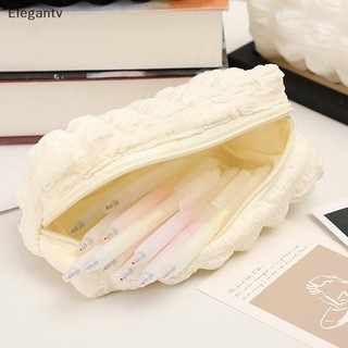 EGN Thời trang dễ thương Dây kéo sang trọng Túi đựng bút chì Trường học Đồ dùng văn phòng phẩm Túi đựng ví Bảo quản Túi trang điểm dễ thương Hộp bút chì N