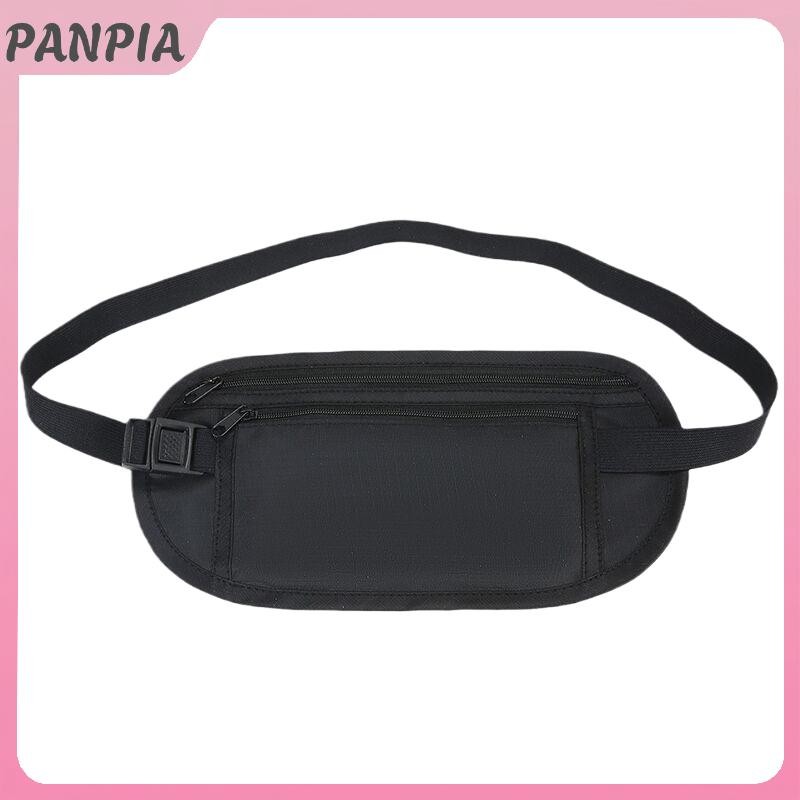 PANPIA-1PC Đa Năng Thể Thao Eo Túi Thắt Lưng Tiền Cho Du Lịch Nữ Và Nam Mỏng Ẩn Ví Du Lịch Điện Thoại Di Động Túi Chống Trộm
