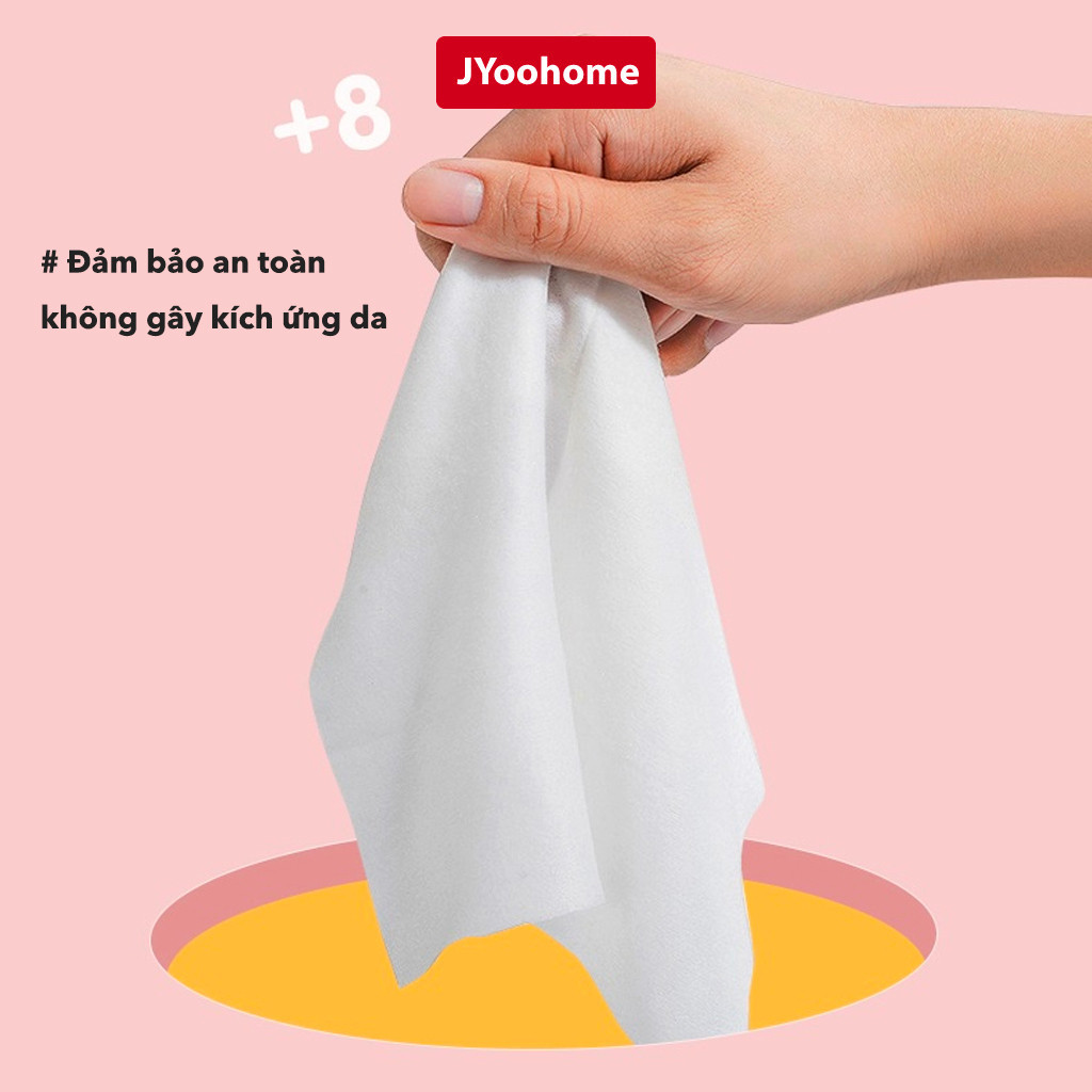 Bịch 64 Khăn Giấy Ướt Mini Bỏ Túi Khăn Ướt Đa Năng Du Lịch Dùng Được Cho Trẻ Em