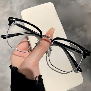 Kính mắt Browline chống ánh sáng xanh cho nam nữ, độ cận -1.00 đến -6.00