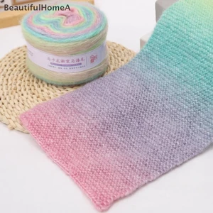 BeautifulHomeA Gradient Nhiều Màu Sắc Mohair Sợi Cầu Vồng 165 Mét Sợi Mềm Dệt Tay Cho Đan Móc Áo Len Áo Khoác VN