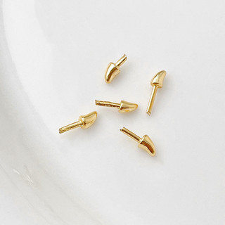 Mạ Đồng Thật Vàng Giữ Màu Sắc Một Piao Quỷ Sắc Nét Sừng Tự Làm Handmade Trang Sức Tự Chế Baroque Pin Phụ Kiện