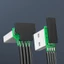Cáp nối dài BTM USB 2 0 Nam sang Nam Cáp mở rộng góc 90 độ 480Mbps để mở rộng ngoại vi Máy in đến