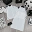 Set Đồ Đôi Couple Nam Nữ Trắng Sơ Mi + Áo Sát Nách + Chân Váy Dài