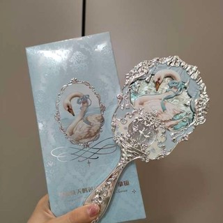 🔥 Độc Đáo Trang Trí Kawaii 🔥 gương nữ giới có hàng sẵn gương trang điểm cầm tay ins Đơn giản Bé nhỏ Di động và ☂Gương trang điểm Flower Know Màu hồng✴