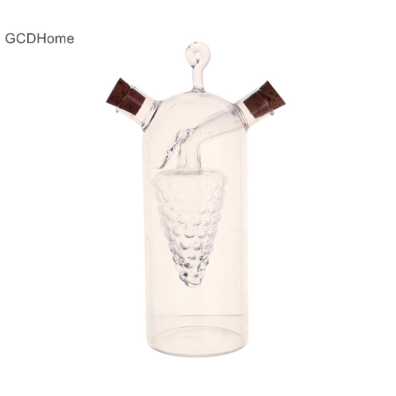 Gcdhome 1 2 Trong 1 Chai Hai Lớp Nước Sốt Dầu gar Chai Thủy Tinh Gia Vị Kín Nhà Bếp Bảo Quản Chai Lọ Dụng Cụ Nhà Bếp HOT