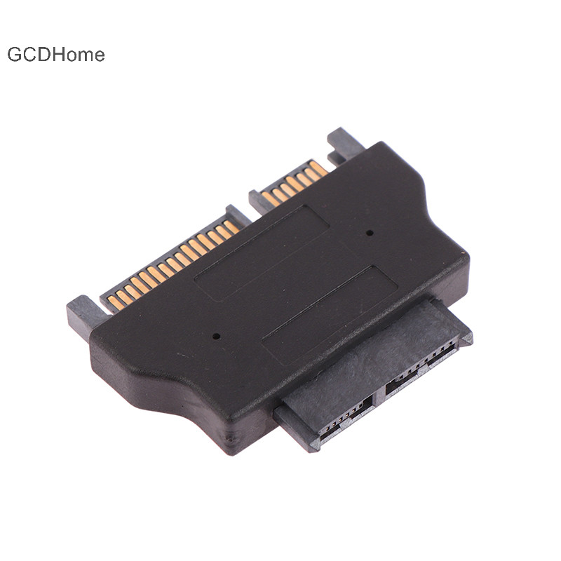 Gcdhome Slimline Adapter SATA 7 + 15 22Pin Nam Sang Slim SATA 7 + 6 13Pin Nữ Adapter HOT