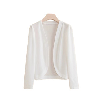 Áo Cardigan chống nắng mùa hè phối với váy mặc ngoài Khăn choàng lụa băng