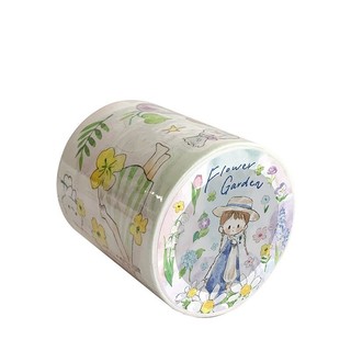 Zhuo Dawang [Azhuo Flower Language Dreamland Tape] Die-cut Sticker Roll Washi Chất liệu hoa Sổ tay gốc Vẽ tay