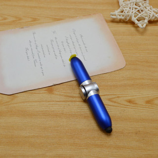 Sáng Tạo Dạ Quang Đầu Ngón Tay Con Quay Con Quay Ánh Sáng Bút Bi Bút Stylus Đa Năng Boring Giải Nén Bút