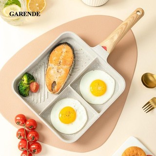 Garende Chảo Chiên Chống Dính Di Động Chia Nướng Nồi Chiên Vuông Omelette Cho