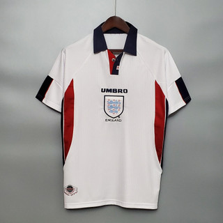 Áo Thun Bóng Đá FIFA World Cup 1998 David Beckham - Đội Tuyển Anh, Phù Hợp Mọi Kích Cỡ