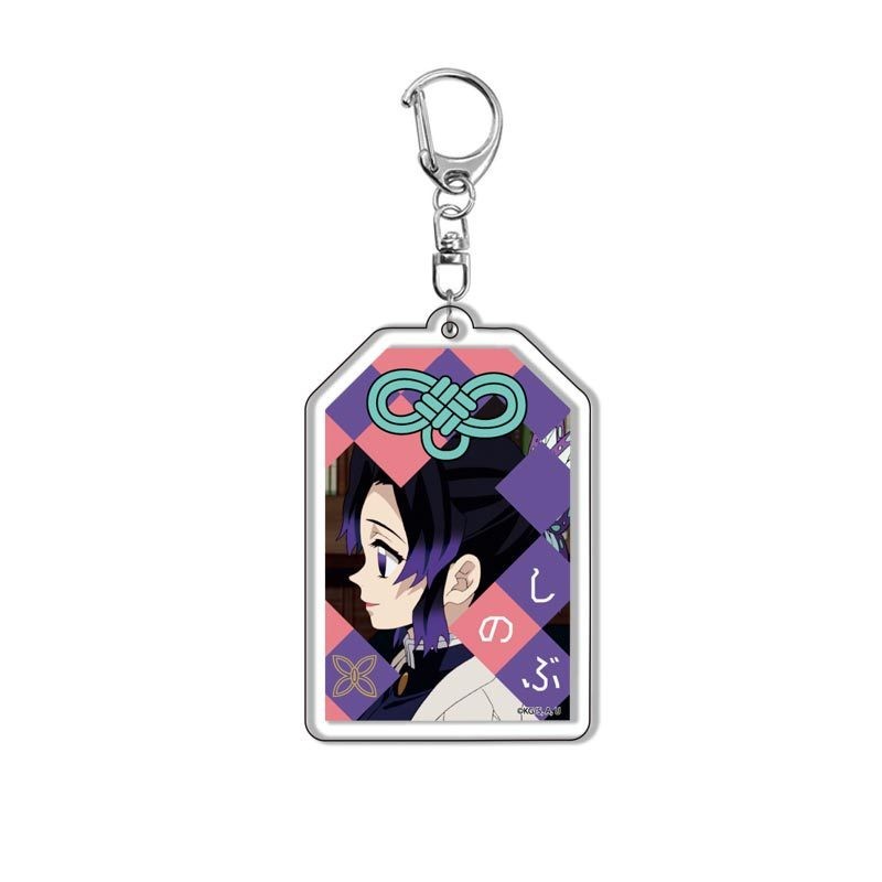 HK1 Demon Slayer Kamado Tanjirou Kamado Nezuko Kanroji Mitsuri Acrylic acylic Móc Khóa Túi Móc Khóa Mặt Dây Chuyền KH1