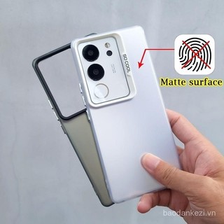 Vivo V30 v30e V27 V25 Pro v27e y27s vỏ Vivo V29 y36 Y27 V23 5g Vỏ chống sốc vỏ điện thoại cứng mờ với vỏ bảo vệ ống kính máy ảnh chống vân tay điện thoại nhiều màu