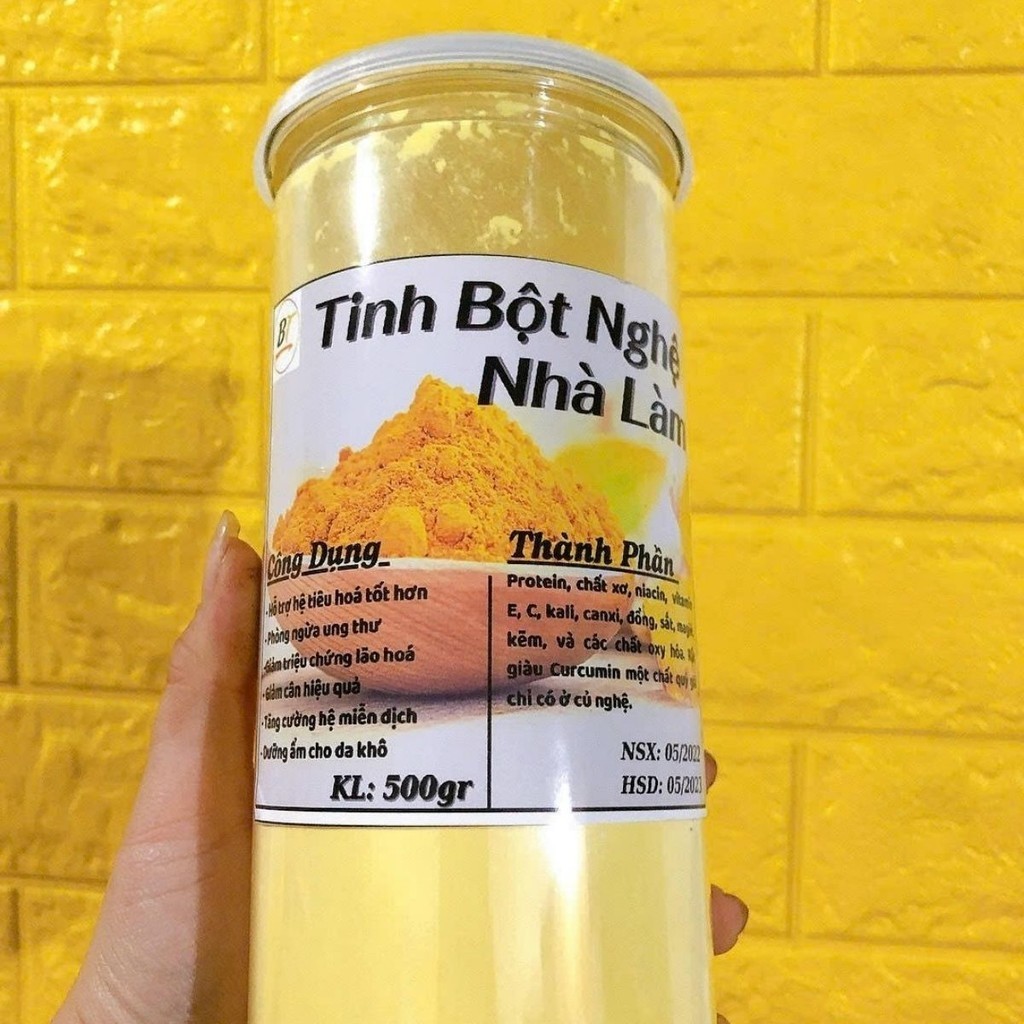 Tinh Bột Nghệ Nguyên Chất Nhà Làm - Xưởng Hạt Dinh Dưỡng Bảo Tâm