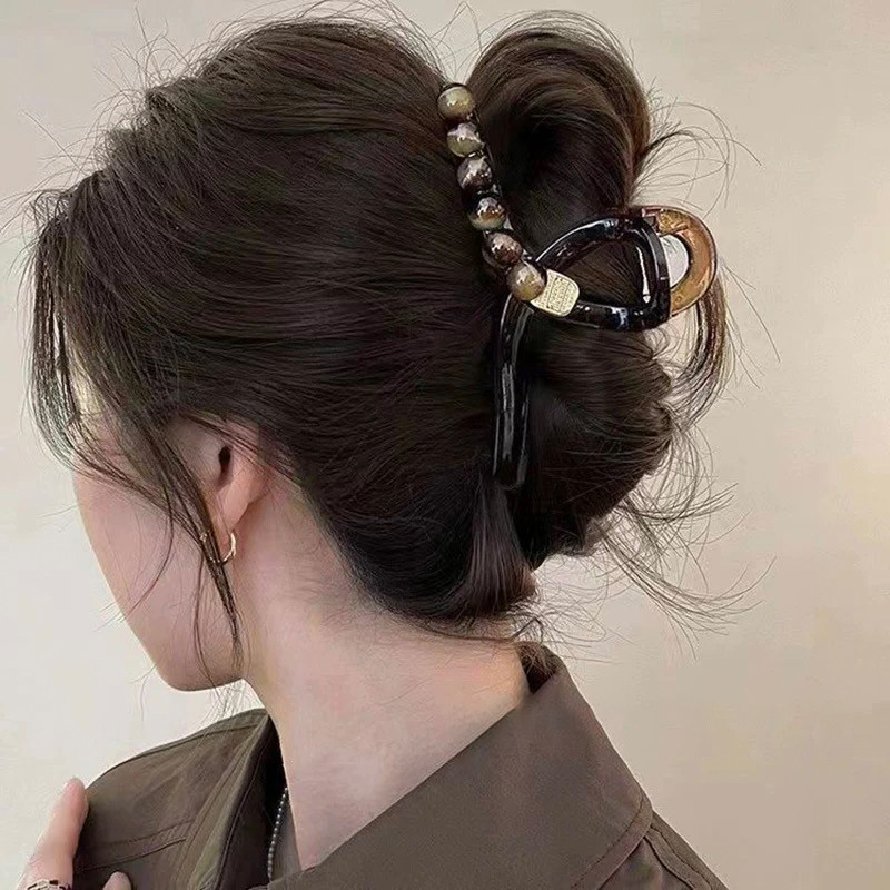 Kẹp tóc lớn cảm giác cao cấp, style Hàn Quốc đơn giản, dành cho nữ