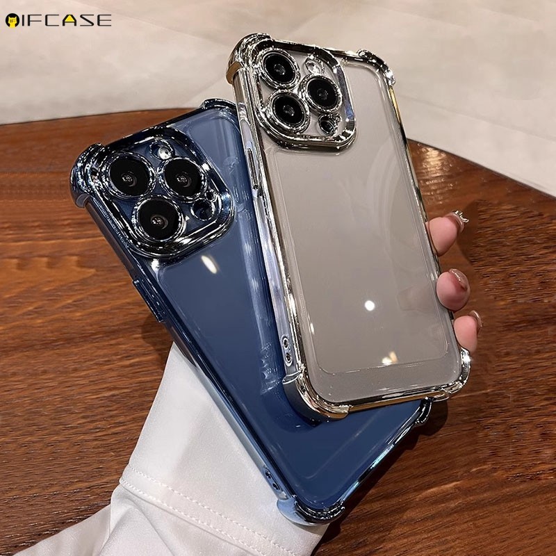 Dành Cho Redmi 13 13C 12 12C 4G 11A 10 Power 10C 9 Prime 9A 9T 9i Vỏ Điện Thoại Bốn Góc Chống Rơi Chống Sốc Với Ống Kính Máy Ảnh Mạ Phim Vỏ Mềm Trong Suốt Ốp Lưng