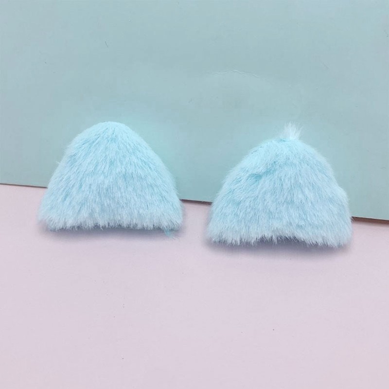 Plush Furry Cat Ears For DIY Hair Clip for Women Cat Ear Barrette Hair Style