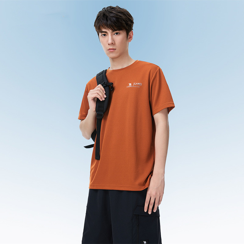 Ảnh Áo thun khô nhanh ngoài trời CAMEL CROWN nam nữ tay ngắn thể thao thoáng khí 2