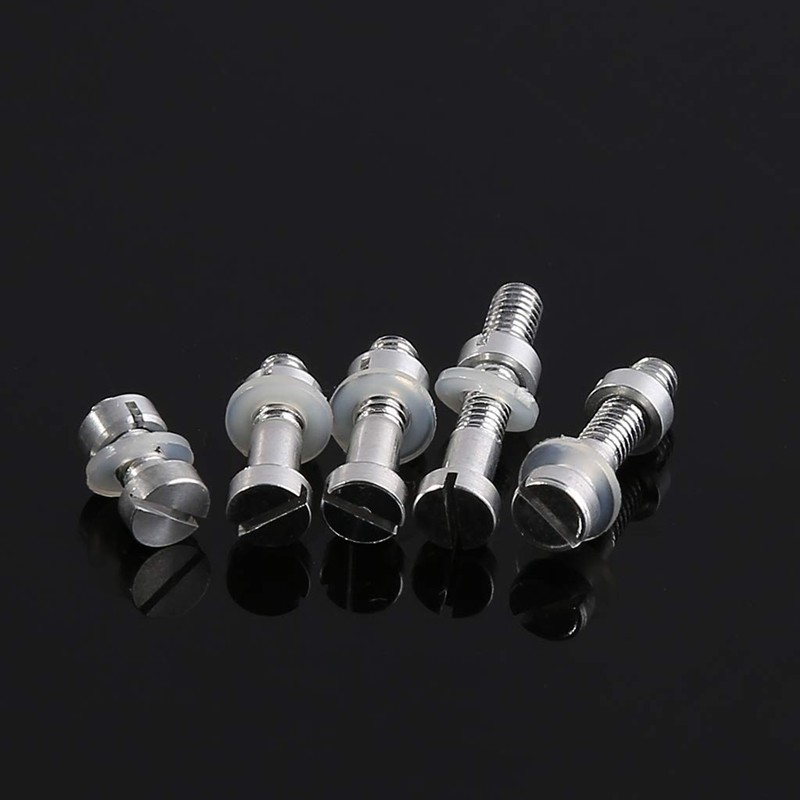 💖5 Chiếc M2.5 Vít Bu Lông Đai Ốc Vòng Đệm Bộ Bàn Xoay Headshell Stylus Gắn Vinyl LP Ghi Máy Nghe Nhạc