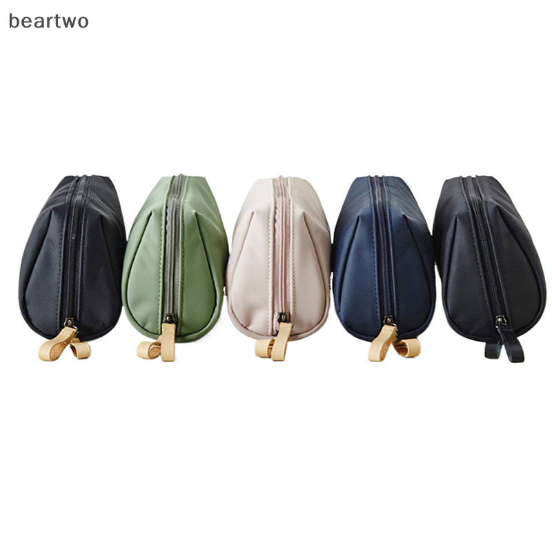 < Beartwo > Túi đựng đồ trang điểm dung tích lớn chống thấm nước Túi đựng đồ du lịch nhiều màu Túi đựng mỹ phẩm phân vùng Túi xách Túi môi đẹp