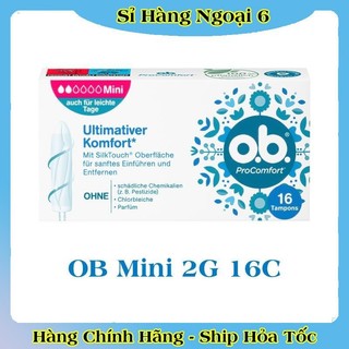 Băng vệ sinh Tampon Ob - Hàng Nội Địa Đức