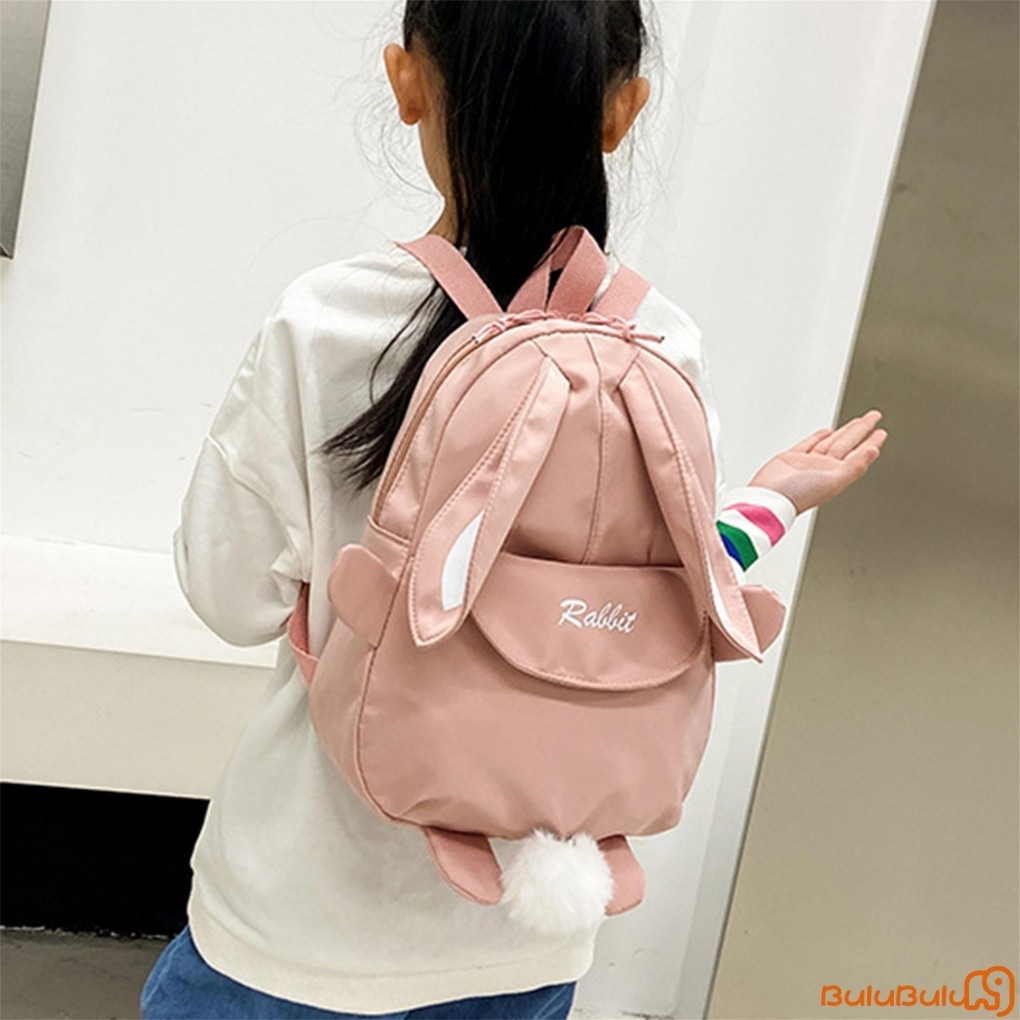 Ba lô thỏ cho bé gái mới biết đi Túi sách dễ thương Daypack Nhẹ Mẫu giáo Mầm non Ba lô 1-3 tuổi