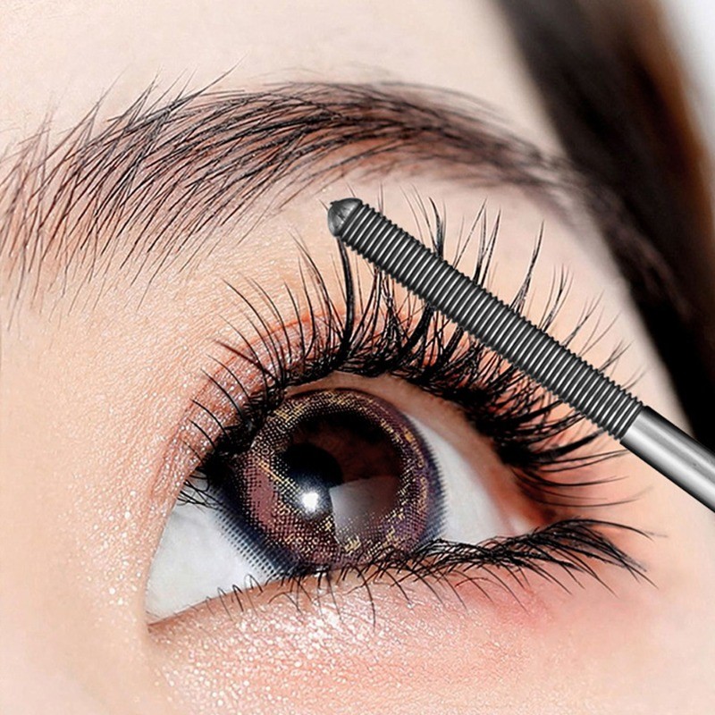 A.m. Mascara ống thép nhỏ G - Kem dưỡng lông mày - Kem lót lông mi - Chống thấm nước, dày, xoăn, lâu trôi, không nhòe - Nối mi - Mỹ phẩm trang điểm nữ