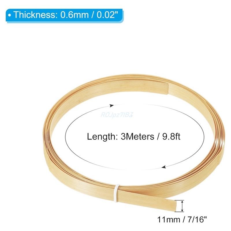 Dải tre để dệt 7 / 16Inchx 10 Ft, 5 gói Khăn lau phẳng mỏng Mây mía Reed để làm giỏ Đồ thủ công DIY, Màu be, Dễ sử dụng Tay nghề tinh xảo bền bỉ