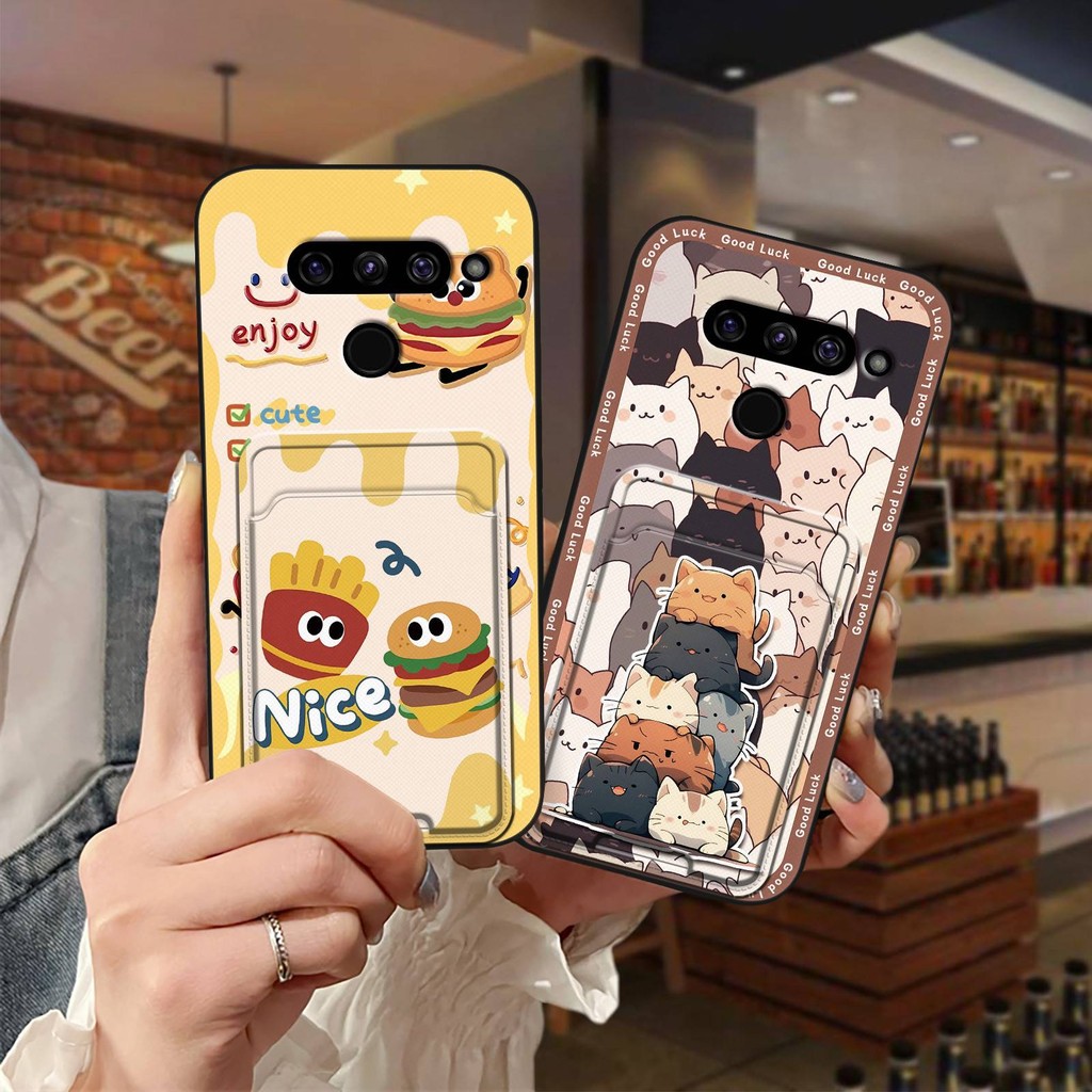 Shockproof Graffiti Phone Case For LG V50/V50 ThinQ protective Dirt-resistant Anti-dust Waterproof Soft case Cute Back Cover