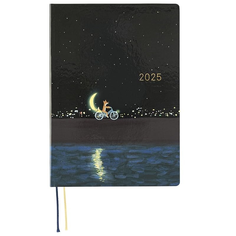 Hobonichi Techo 2025 HON English Version by Kankoh Kubota/Moonlight Delivery [A5/1 Day Per Page