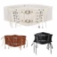FUHUIOT Ren Cummerbunds, Thắt Lưng Corset Da Có Thể Điều Chỉnh, Punk Giảm Béo Dây Buộc Hoa Eo Rộng Đầm Corset