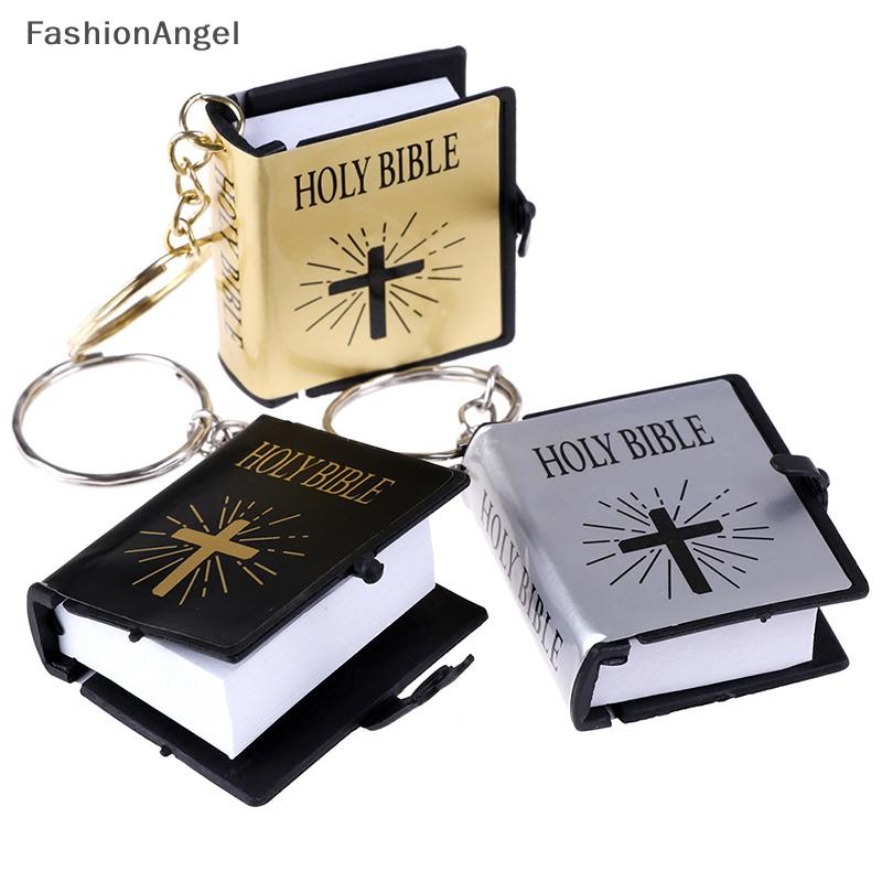 FashionAngel Holy bible Móc khóa Tôn giáo Kitô giáo Chúa Giêsu Cross Key Ring VN