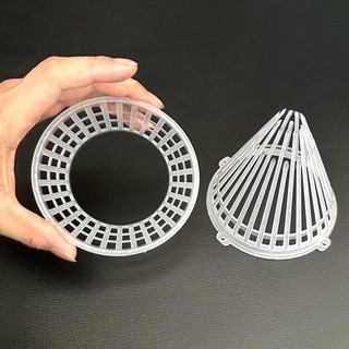 Giỏ bắt cá và nắp lồng bằng nhựa, phù hợp cho việc câu cá ngoài trời với kích thước đa dạng