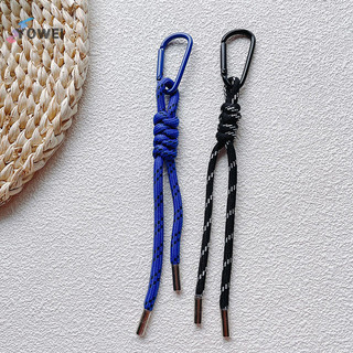 Yowei Nylon Handmade Dây Móc Khóa Y2K Túi Thời Trang Mặt Dây Chuyền Trang Sức DIY Nhiều Màu Sắc Mặt Dây Chuyền Quà Tặng VN