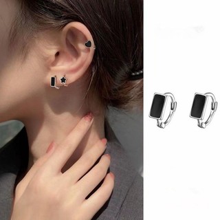 Bông tai hình ngôi sao bạc S925 Trang sức thời trang đơn giản Quà tặng nữ
