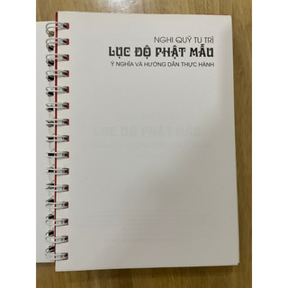 Sách - Nghi Quỹ Tu Trì Lục Độ Phật Mẫu ( bìa mềm) ( gáy lò xo lớn)