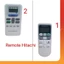 Điều khiển máy lạnh Hitachi nhiều loại ( tặng cặp pin ) / Remote máy lạnh Hitachi