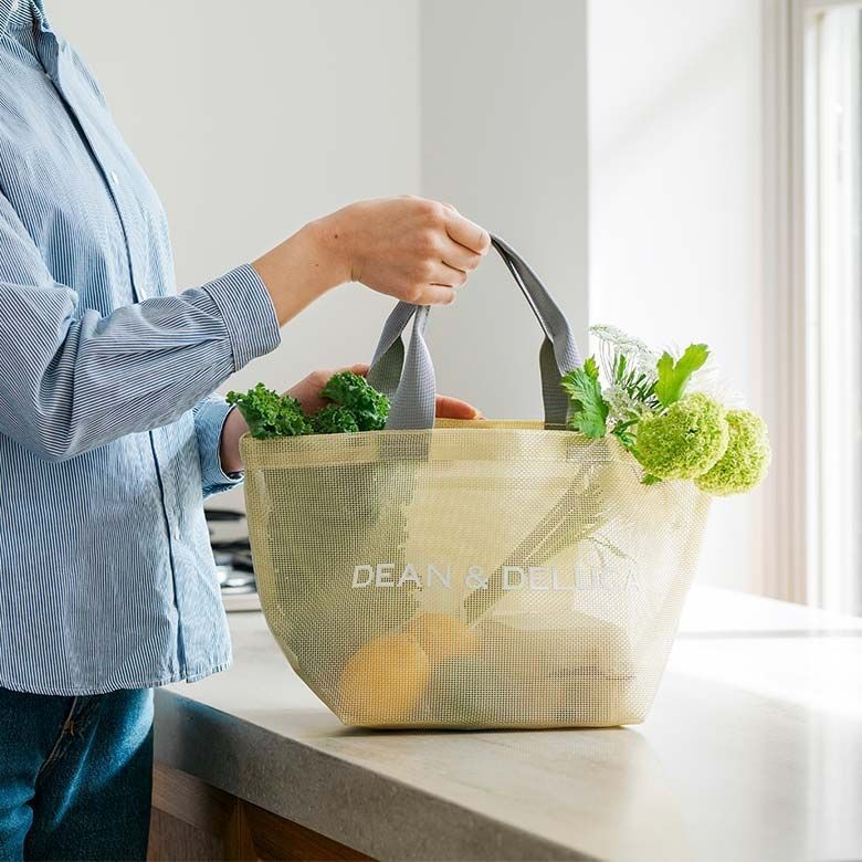 Phiên bản Hàn Quốc Đi chơi dean & deluca Du lịch Túi đi biển chống nước trong suốt Dung tích lớn Phù hợp với nữ một vai di động phù hợp