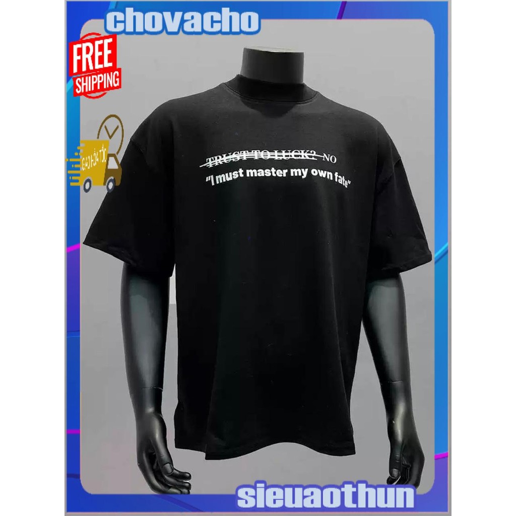 Áo thun Stee Cổ tròn TRUST TO LUCKY Localbrand ICVCVNI Unisex