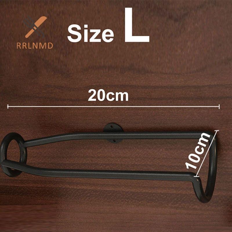 Rrlnmd > Thanh treo tường Giá đỡ rượu Phụ kiện trưng bày Kệ hỗ trợ kim loại bằng sắt MỚI