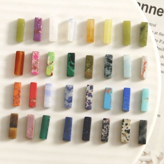 Phong cách Trung Quốc mới hình học hình chữ nhật đá tự nhiên Đính Hạt Vòng tay phong cách cổ diy Vòng tay phụ kiện trang sức nữ vật liệu bán buôn