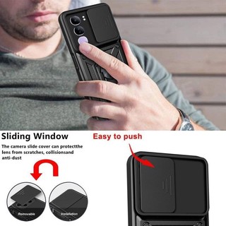 Ốp Điện Thoại Cho Vivo Y21d Y31 Y04 Y04S Y29S Y29T Y11d Y21 5G 4G 2025 Thời Trang Kim Loại Giáp Vòng Giá Đỡ Đẩy Kéo Camera Bảo Vệ Chống Sốc Vỏ Cứng