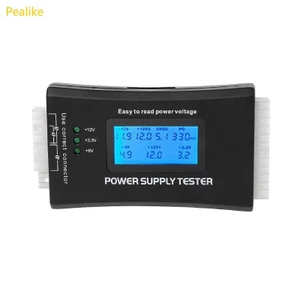 Pealike 20 24 pin HDD ATX BTX Meter LCD Bộ kiểm tra nguồn điện kỹ thuật số cho máy tính PC